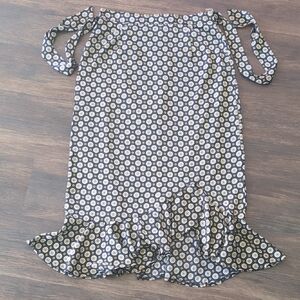 Floral Patterned Ruffle Skirt